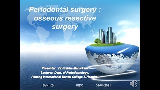 Resective osseous surgery [upl. by Nairda890]