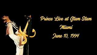 Prince Live at Glam Slam Miami The Legendary June 10 1994 Concert pro footage  Excerpt [upl. by Lap]