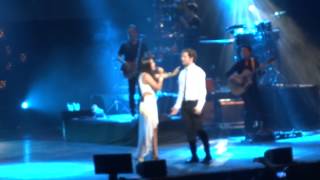 David Bisbal y alumna La Voz Mexico Maria jose Concierto Digale [upl. by Ario205]