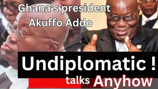 Ghana’s president is UNDIPLOMATIC Akuffo Addo – talks to Ekumfi chiefs and others Anyhow [upl. by Nalyak]