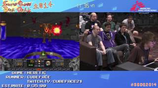 Heretic by Cubeface in 2431  SGDQ2014  Part 136 [upl. by Hteazile]