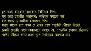 Bangla Kobita Banalata Sen by Jibanananda Das recitation [upl. by Nayllij]