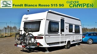 Fendt Bianco Rosso 515 SG Der ideale Caravan für EBikeFans  Die TestCamper  Clever Campen [upl. by Rorke239]