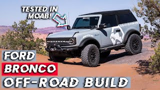 Bronco Off Road Build updates Bumpers Sliders 35s Recovery Gear  Built2Wander [upl. by Vachel]