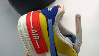 Nike Air Force 1 Shadow Sail Multi CI0919 115 [upl. by Tica394]