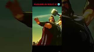 Mjolnir In MCU Vs In What Ifmarvelshorts [upl. by Previdi128]