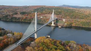 Maine Fall Foliage 2017  DJI Spark Drone [upl. by Lledraw]