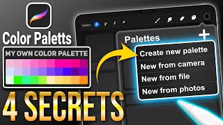 How To Make Color Palette In Procreate  Tutorial For Beginners [upl. by Atalaya321]