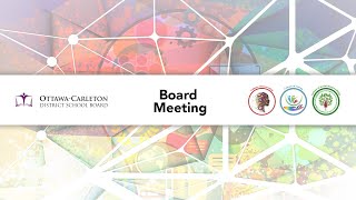 Nov 28 2023  OCDSB  Board Meeting [upl. by Chemosh]