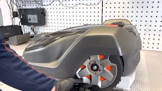 Husqvarna Automower Rear Wheel Change [upl. by Madison759]