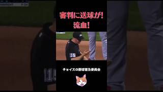 【MLB】送球が審判に！！ baseball 珍プレー 野球 [upl. by Rufena]