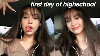 GRWM FIRST DAY OF HIGHSCHOOL freshman [upl. by Natehc]