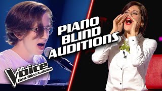 Powerful PIANO performances  The Voice Best Blind Auditions [upl. by Barbi]