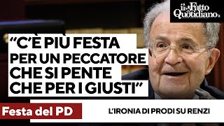 Prodi “Renzi Più festa per un peccatore che per i giusti ma prima deve ammetterlo e pentirsi” [upl. by Lash]