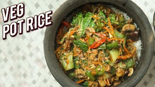 Veg Pot Rice Recipe  Quick amp Easy Rice Recipe  One Pot Meal  Ruchi [upl. by Retrop92]