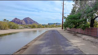 Arizona Canal Trail  Phoenix Arizona [upl. by Marie-Ann]