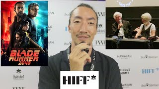 Did Blade Runner 2049 change scifi 7 years later Roger Deakins Interview at hiff moviereview [upl. by Arriaes]