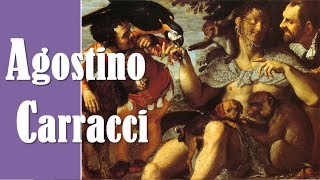 Agostino Carracci  A collection of 59 Paintings HD Baroque [upl. by Gnoc]