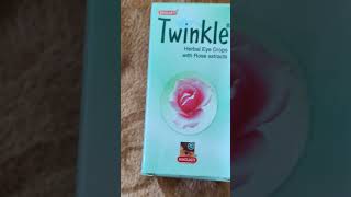 Twinkle Herbal Eye Drops With Rose extractsshortsytshortsshort supporttrinding1000subscriber [upl. by Leinod]