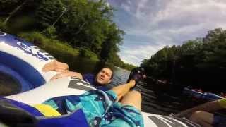 Farmington River Tubing August 22 2015  part 3 [upl. by Anoirb3]