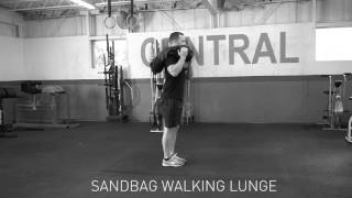 Sandbag Walking Lunge [upl. by Socin]