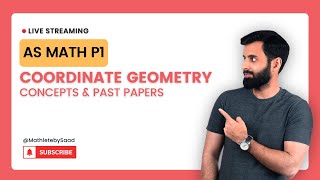 AS Math P1  Coordinate Geometry  Concepts and Past Papers [upl. by Baerl687]