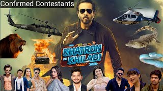 Confirmed Contestants of Khatron Ke Khiladi 14  Khatron Ke Khiladi 2024  Rohit Shetty  KKK14 [upl. by Ronnica]