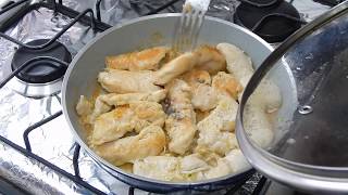 FILÉ DE FRANGO AO MOLHO BRANCO  RECEITAS DA CRIS [upl. by Islean]