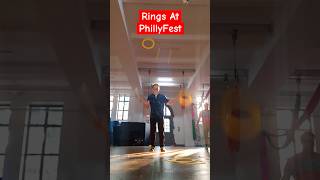 Warming Up With Rings Before The Show Jugglingmatt juggling psca [upl. by Ellehcsor]