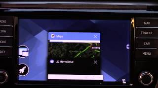 LG MirrorDrive  Google Maps Navigation  Floating Apps for Auto [upl. by Nanaj]