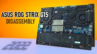 Asus ROG Strix G15 2022 Review  Disassembly and upgrade tutorial [upl. by Nyer594]