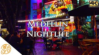 Medellin Nightlife Covid Provenza Poblado Medellin At Night Walking Tour Parque Lleras [upl. by Nunes]