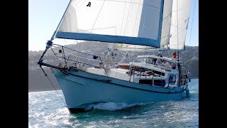 Herreshoff 40 Ketch Cruising Yacht  Walkthrough [upl. by Triplett]