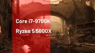 Core i79700K vs Ryzen 5 5600X  Testing 13 games with Ultra settings [upl. by Kcirded748]