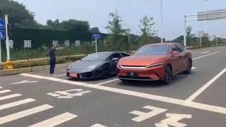 BYD vs Lamborghini [upl. by Einahpad]