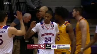 Northwestern States Hansel Enmanuel scores first career shot and throws down big dunk [upl. by Nosreh913]