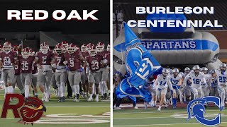 Win or Go Home  Texas High School Football Round 1  Red Oak 100 vs Burleson Centennial 73 [upl. by Riella]