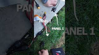 How to Connect 2 Solar Panels in Series in 30 seconds [upl. by Eerised]