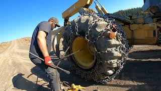 Skidder tire struggles and some road trip [upl. by Sleinad159]