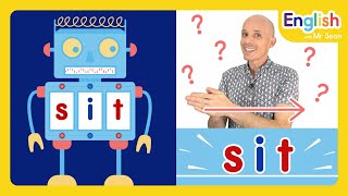 🤖 Learn to Read the Fun and Easy Way  Blending Letter Sounds  CVC Words with satipn  Kids phonics [upl. by Iaoh718]