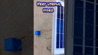 आधे रेट वाली Solar panel से charge करता हूं यह Battery  solar system  short video shoot [upl. by Esinaej]