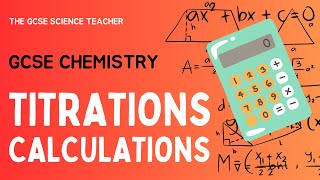 GCSE Chemistry Titration calculations part 2  AQA OCR Edexcel [upl. by Gibb]