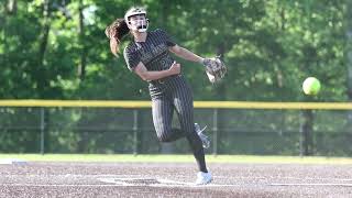 Cayce Kavakich a 2025 Right Handed Pitcher 2024 High School Cedar Grove Defensive Highlights [upl. by Marnie]