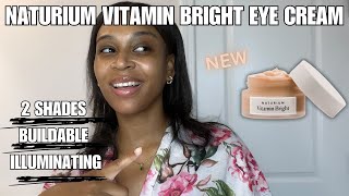 Naturium Vitamin Bright Eye Cream  Review  Demo [upl. by Feer]