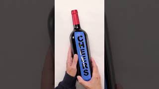 DIY Glass Etching on Wine Bottles [upl. by Arly637]