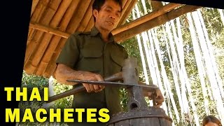 How Blacksmiths make Traditional Thai Machetes [upl. by Erine]