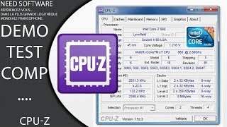 CPUZ  PC Informations détaillées du système  les spécifications matérielles [upl. by Simmonds]