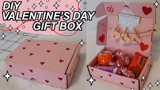 ♡DIY Gift Box  affordable Valentines day gift idea♡ [upl. by Sieber924]