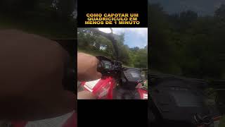 COMO CAPOTAR UM QUADRICICULO EM MENOS DE 1 MINUTO shorts motovlog tornado250 motard jefscwb [upl. by Adamina816]