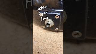 How fix a crackling guitar jack without replacing or using solvents guitarrepair luthier guitar [upl. by Bill]